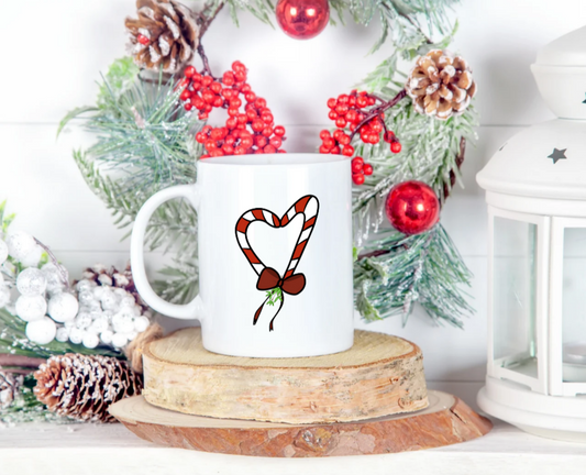 Peppermint Heart Mug