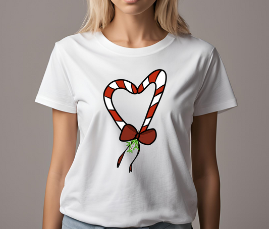 Peppermint Heart T-Shirt